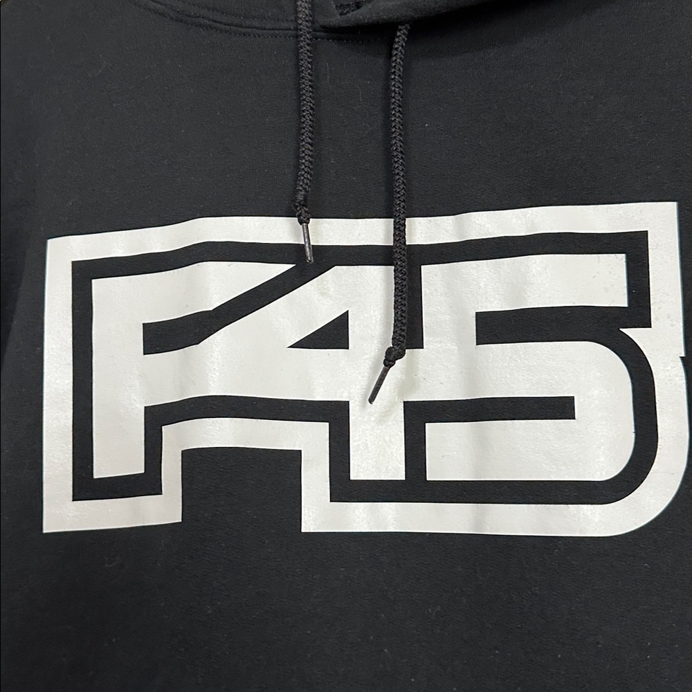 F45 Black Hoodie with White Logo - Picture 2 of 3